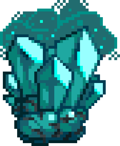 Cave crystal — original pixel artwork