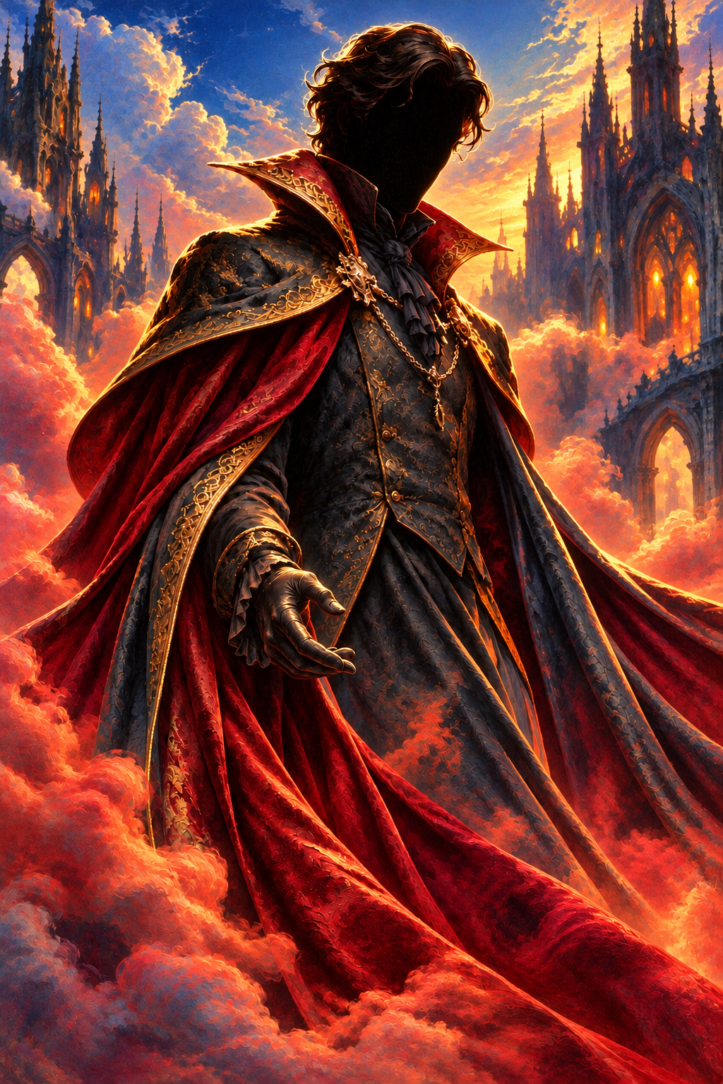 Vampire silhouette — identity unrevealed