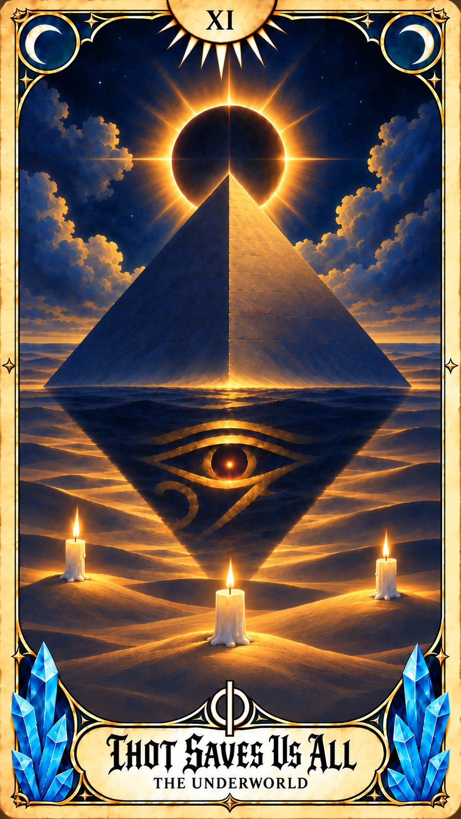 Thot Saves Us All — Tarot card 11