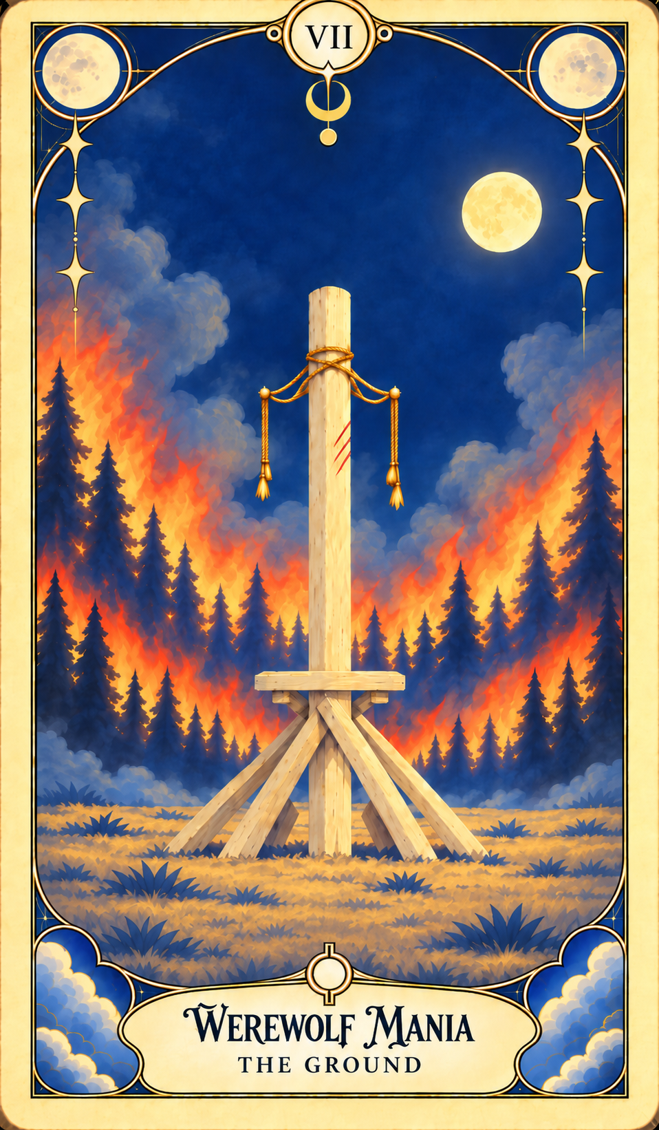 Werewolf Mania — Tarot card 7